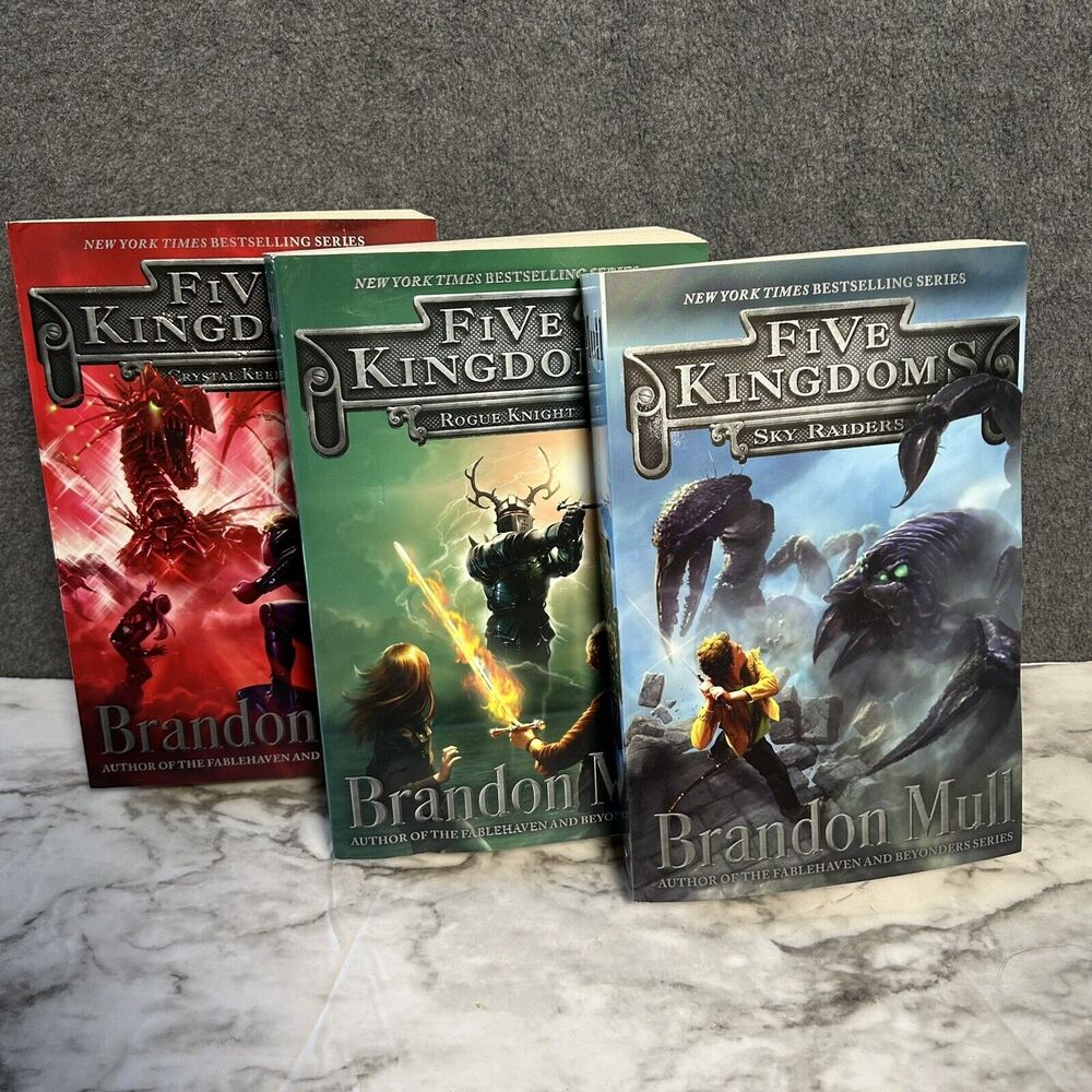 Five Kingdoms Lot Of 3 Brandon Mull Series Book Set 1-3